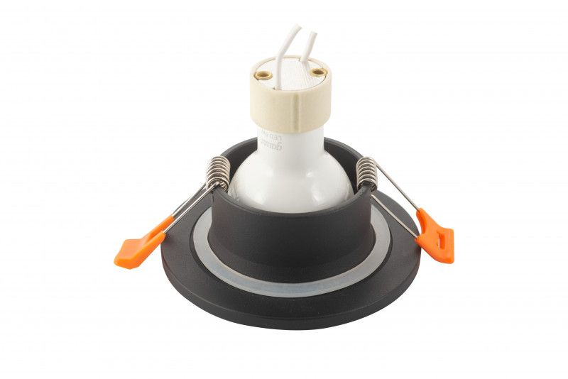 Встраиваемый светильник Denkirs влагозащищенный DK3016-BK