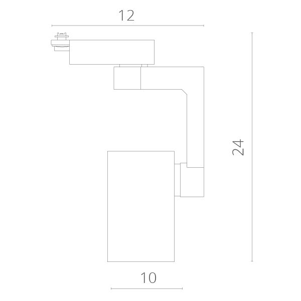 Светильник для рельсовой системы ArteLamp Track Lights A2330PL-1WH