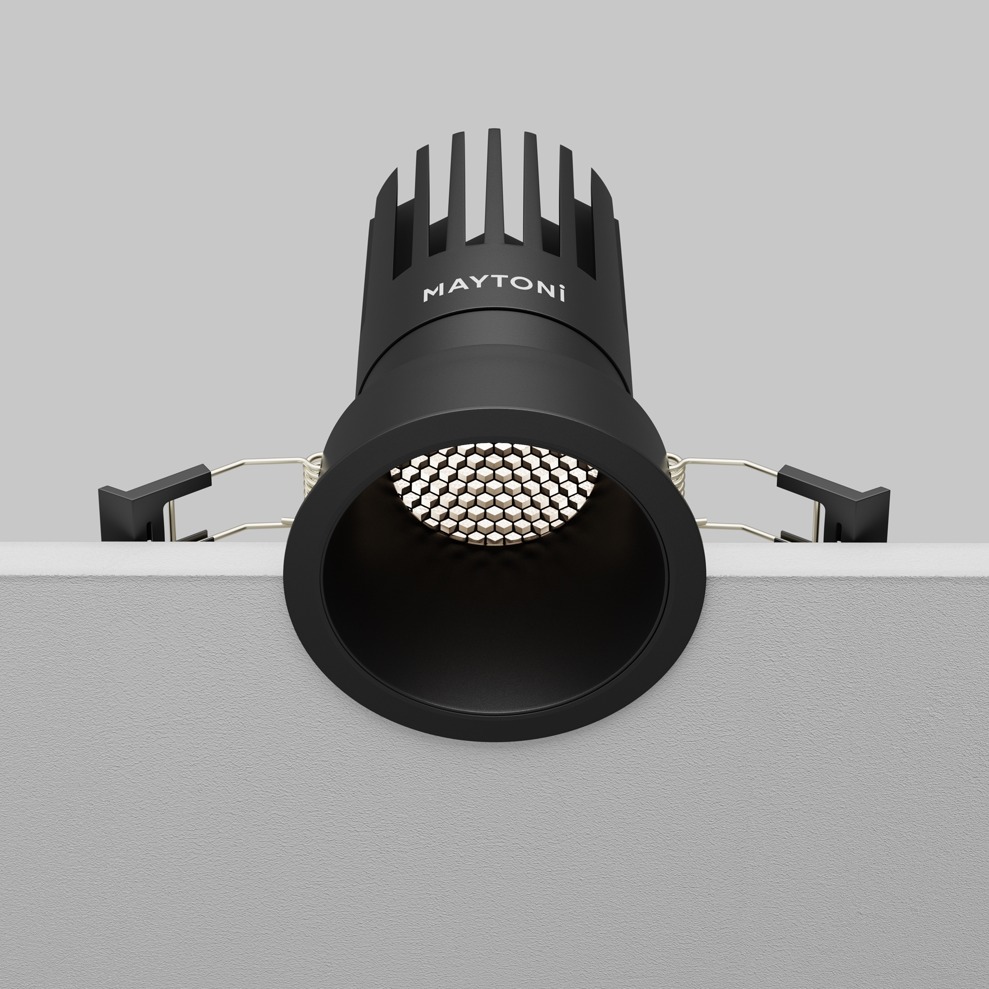 Встраиваемый светильник Maytoni Dip DL118-15W-4K-B_MY