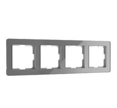 Рамка из акрила на 4 поста Acrylic графит Werkel Acrylic a062132_WR