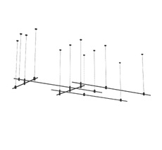 Подвесная готовая конструкция для модульных светильников FARM без светильников, без блока питания ST Luce FARM ST8055.431.27