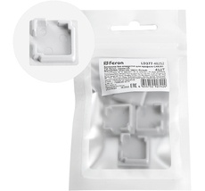 Заглушка без отверстия для профиля CAB281, LD377 Feron 48252_FR