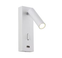 Спот Crystallux CLT 210W USB WH_CR