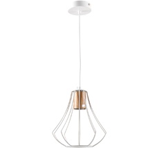 Подвесной светильник Imex MD.9052-1-P-WH+WOOD_IM