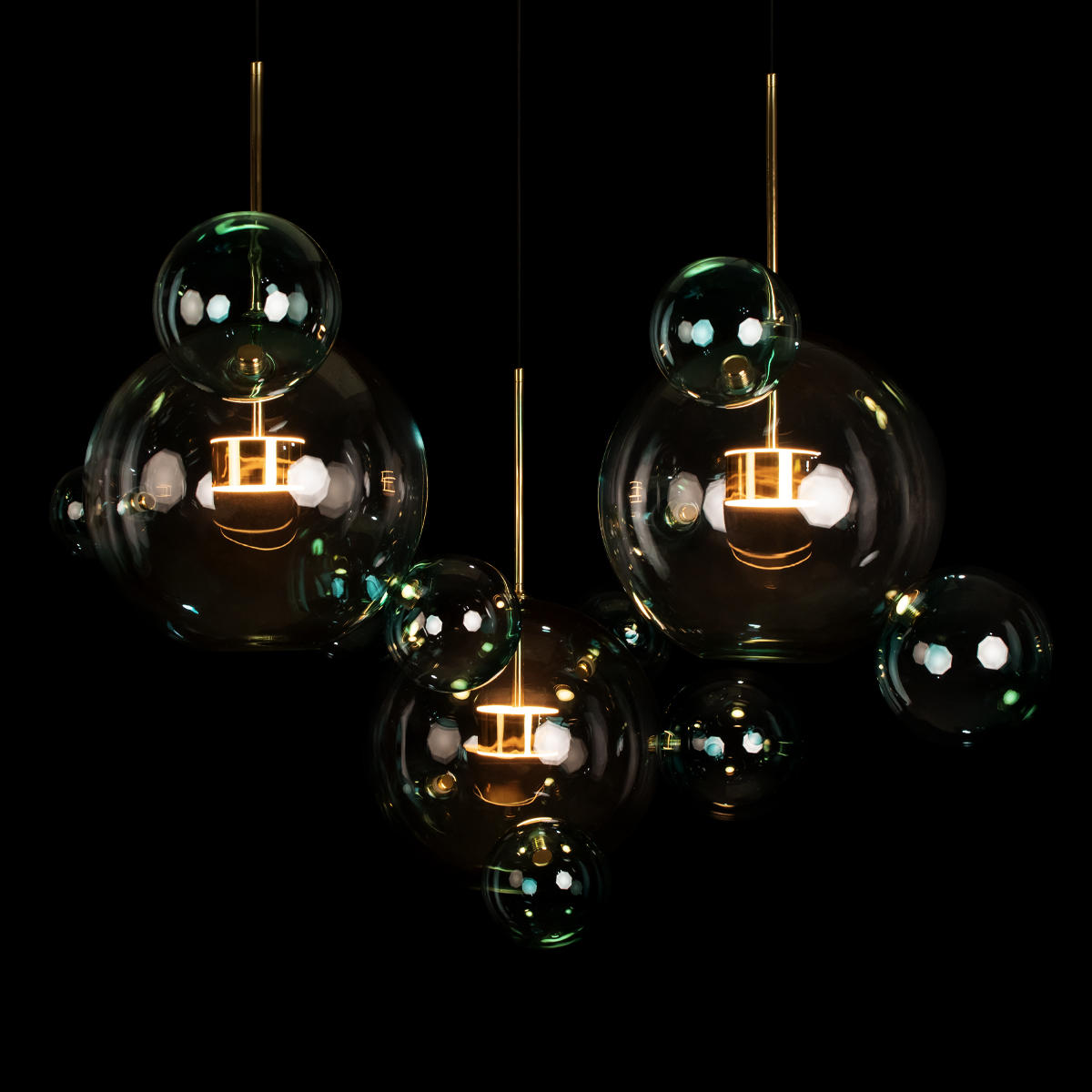 Подвесной светильник Loft IT Bolle 2027-S3 Blue_LF