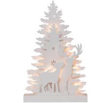 Светодиодный Светильник-статуэтка новогодний на батарейках Eglo FAUNA 410417