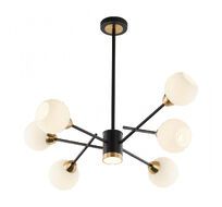 Потолочная люстра Arte Milano Neapolis 278408/6+1 BK/GD