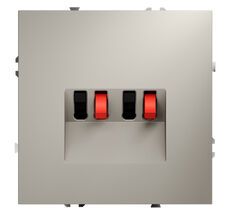 Розетка акустическая встраиваемая VOLTUM S70 4-местная VLS060303