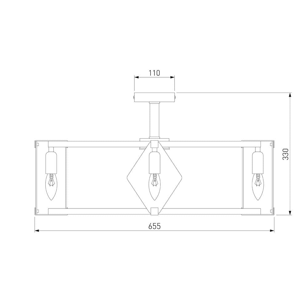Потолочная люстра Eurosvet с управлением по Wi-Fi Aragon a054453_EU