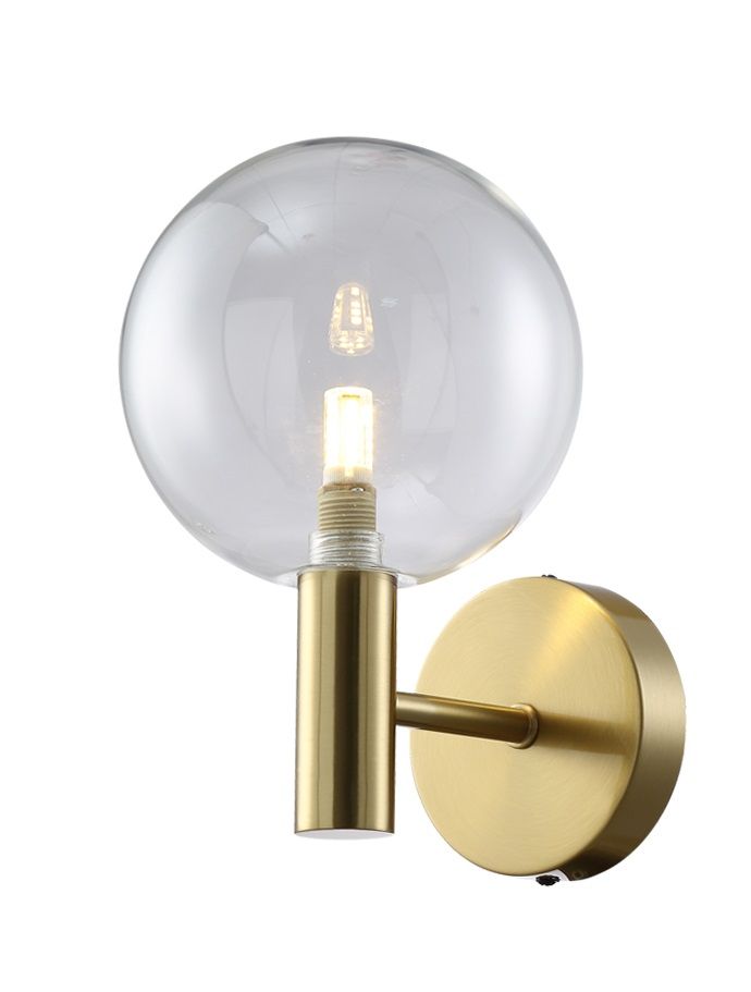 Бра Crystallux ANDRES ANDRES AP1 BRONZE/TRANSPARENTE_CR