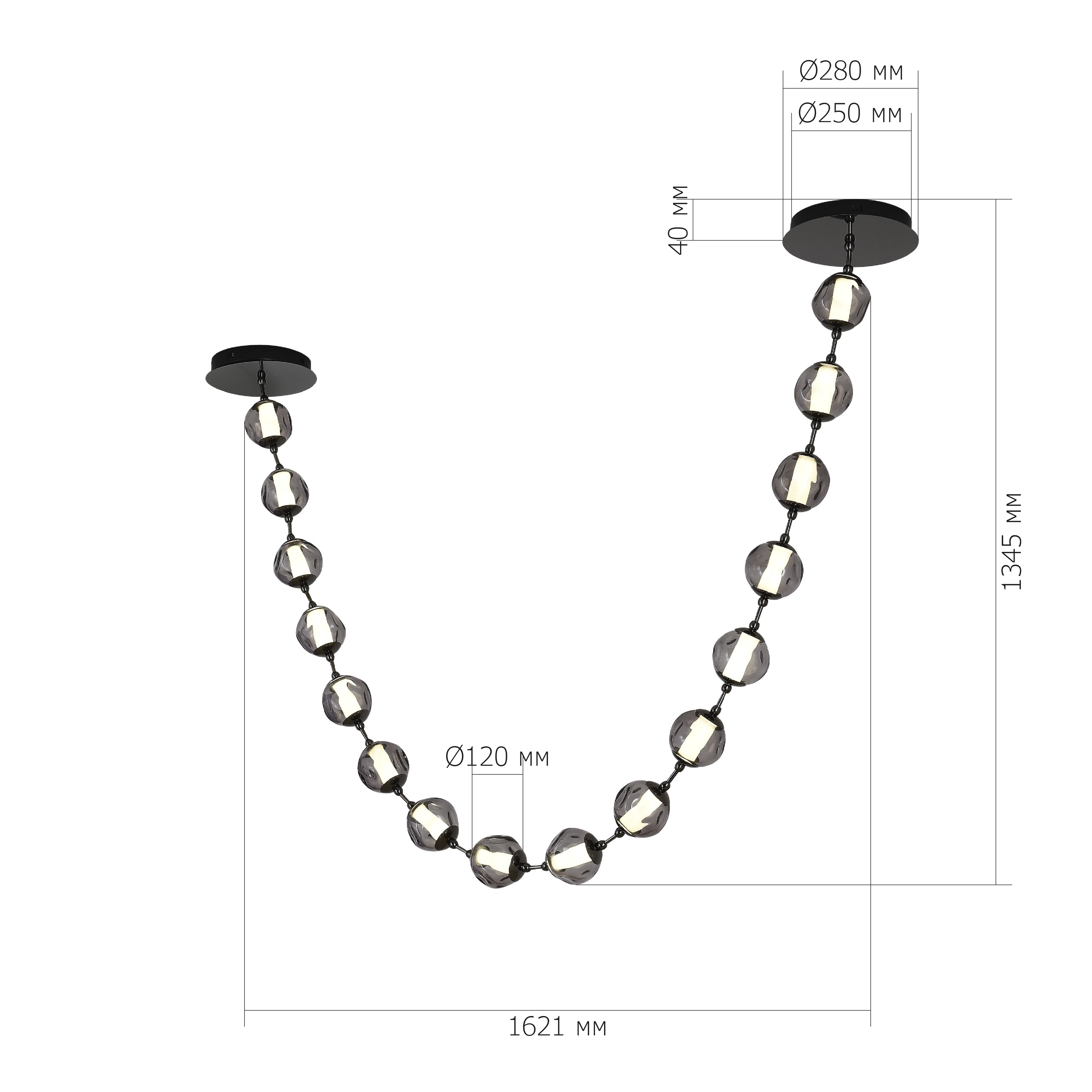 Подвесные светильники ST LUCE HELMI SL6520.403.16