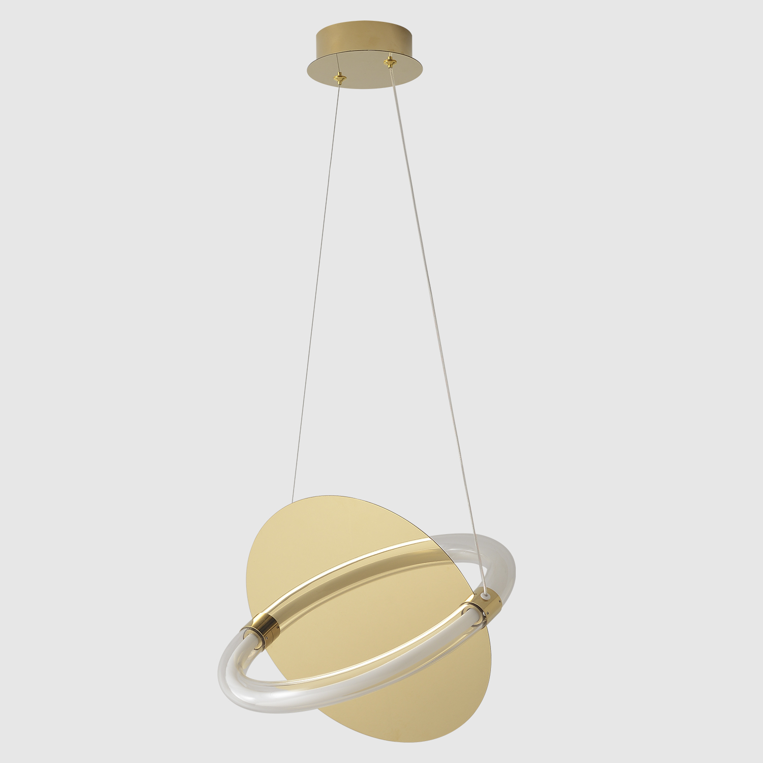 Подвесной светильник Crystal Lux NEBULA SP22W LED GOLD_CR