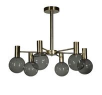 Потолочная люстра Loft IT на штанге Tiara 10045/6 Gold_LF