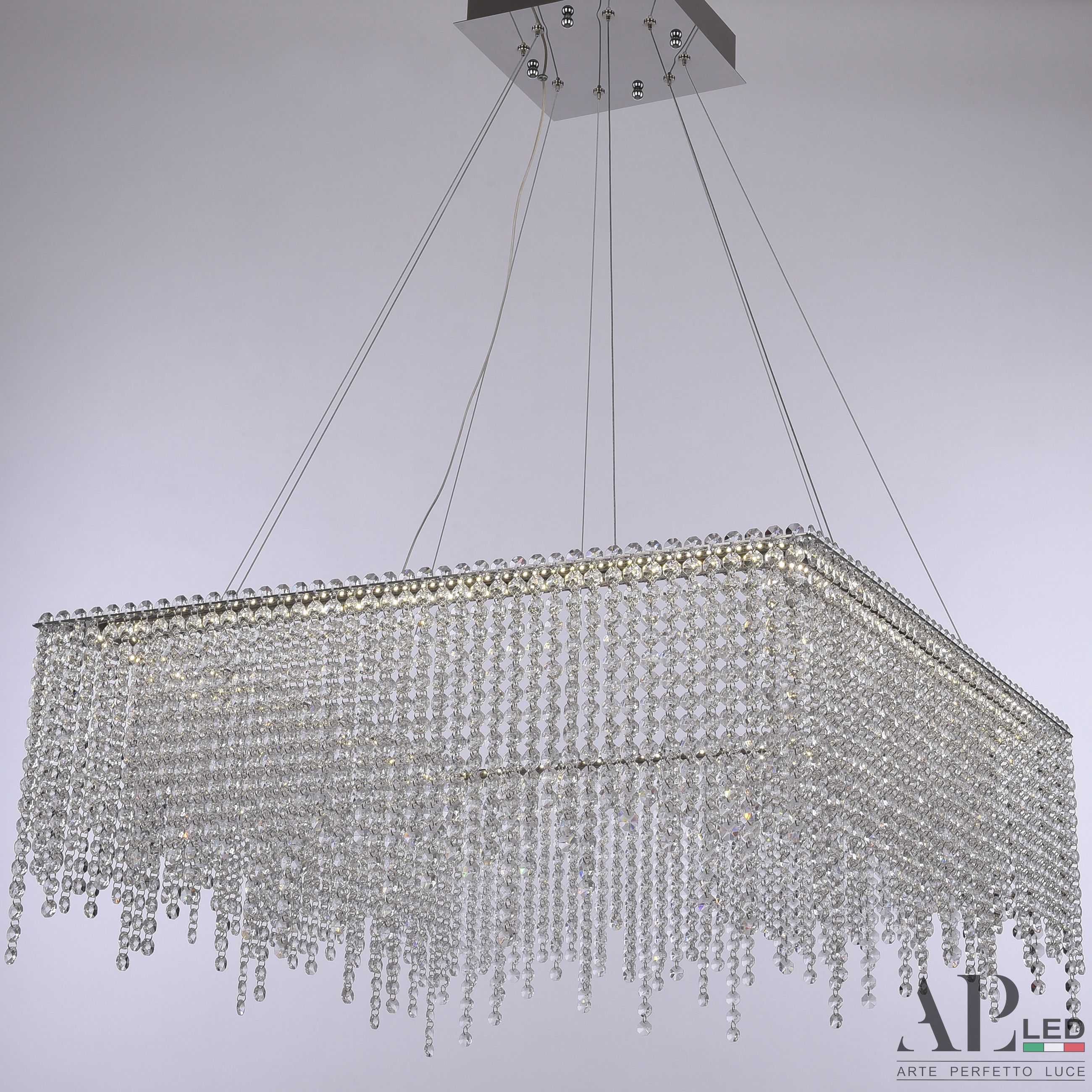 Хрустальная люстра APL LED Sicilia SH04.71.B.Ni.4000_BI