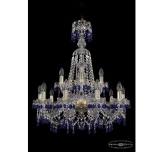 Хрустальная люстра Bohemia Ivele 1410/10+5/240/XL-80 G V3001_BI
