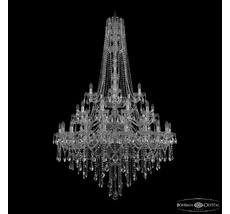 Хрустальная люстра Bohemia Ivele Crystal 1415/20+10+5/400/h-182/3d Ni_BI