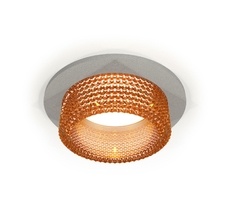 Комплект встраиваемого светильника Ambrella light с композитным хрусталем Techno XC6514044_AMB