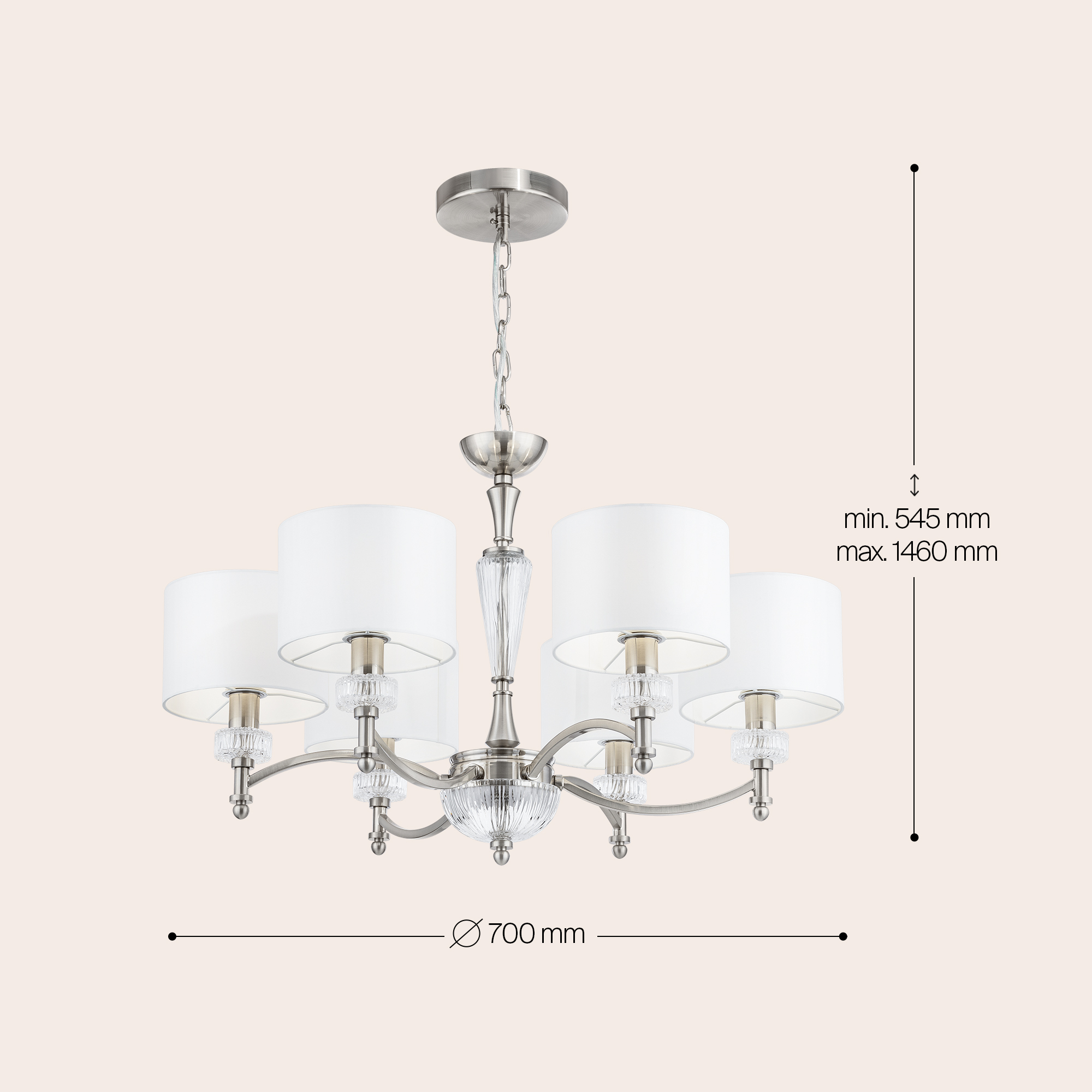 Подвесная люстра Maytoni Alicante MOD014CL-06N_MY