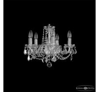 Хрустальная люстра Bohemia Ivele Crystal 1402/5/141 Ni Leafs_BI