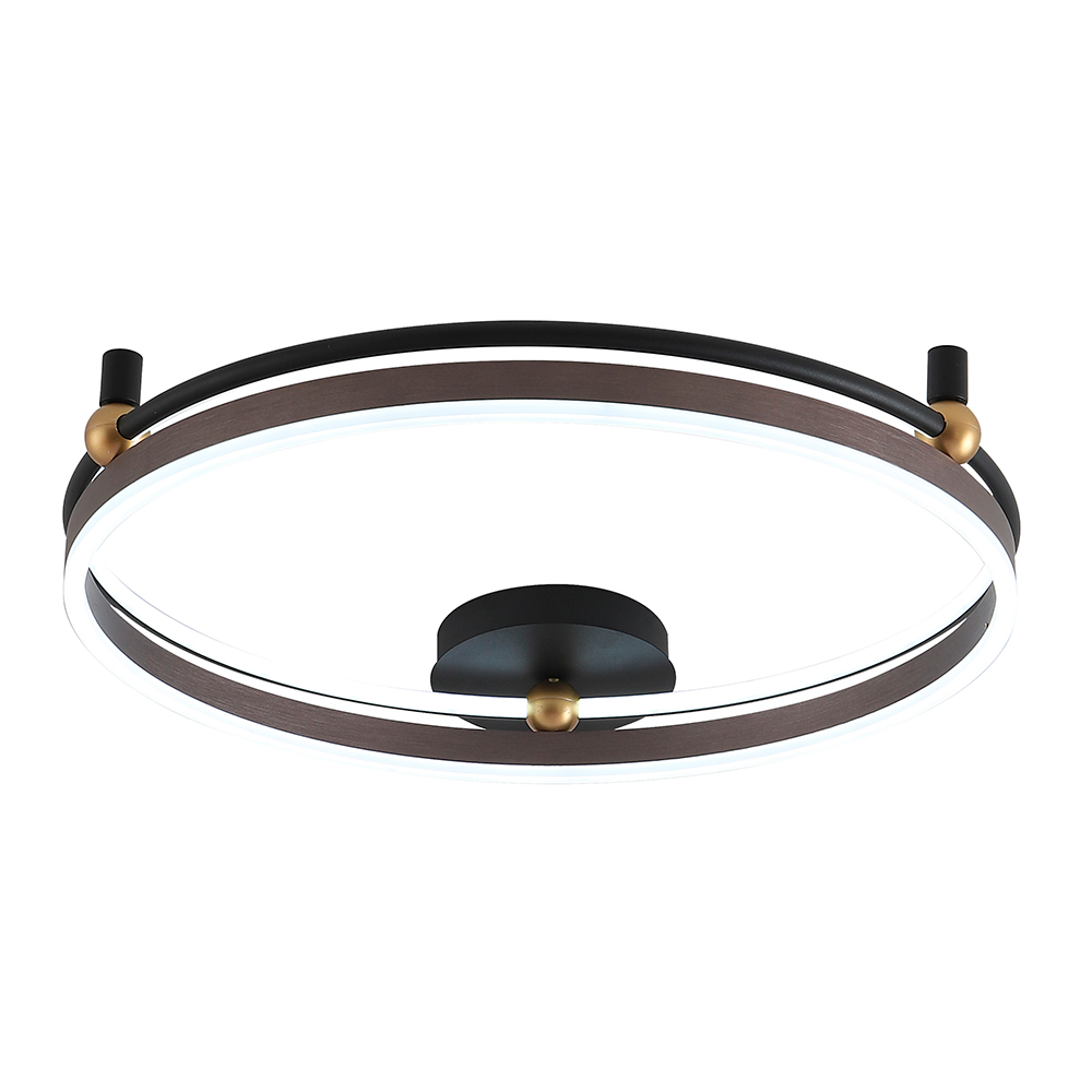 Светильник потолочный Crystallux FERNANDO FERNANDO PL72W LED COFFEE/BLACK_CR