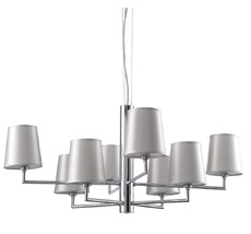 Подвесная люстра Crystallux AZUL AZUL SP8 CHROME_CR