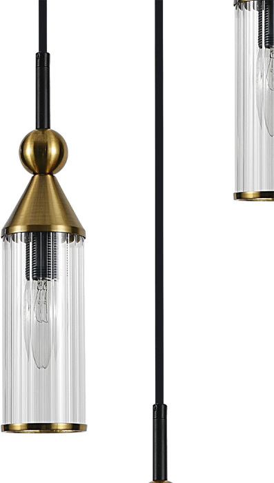 Подвесной светильник (13037/3S Black) Indigo V000532