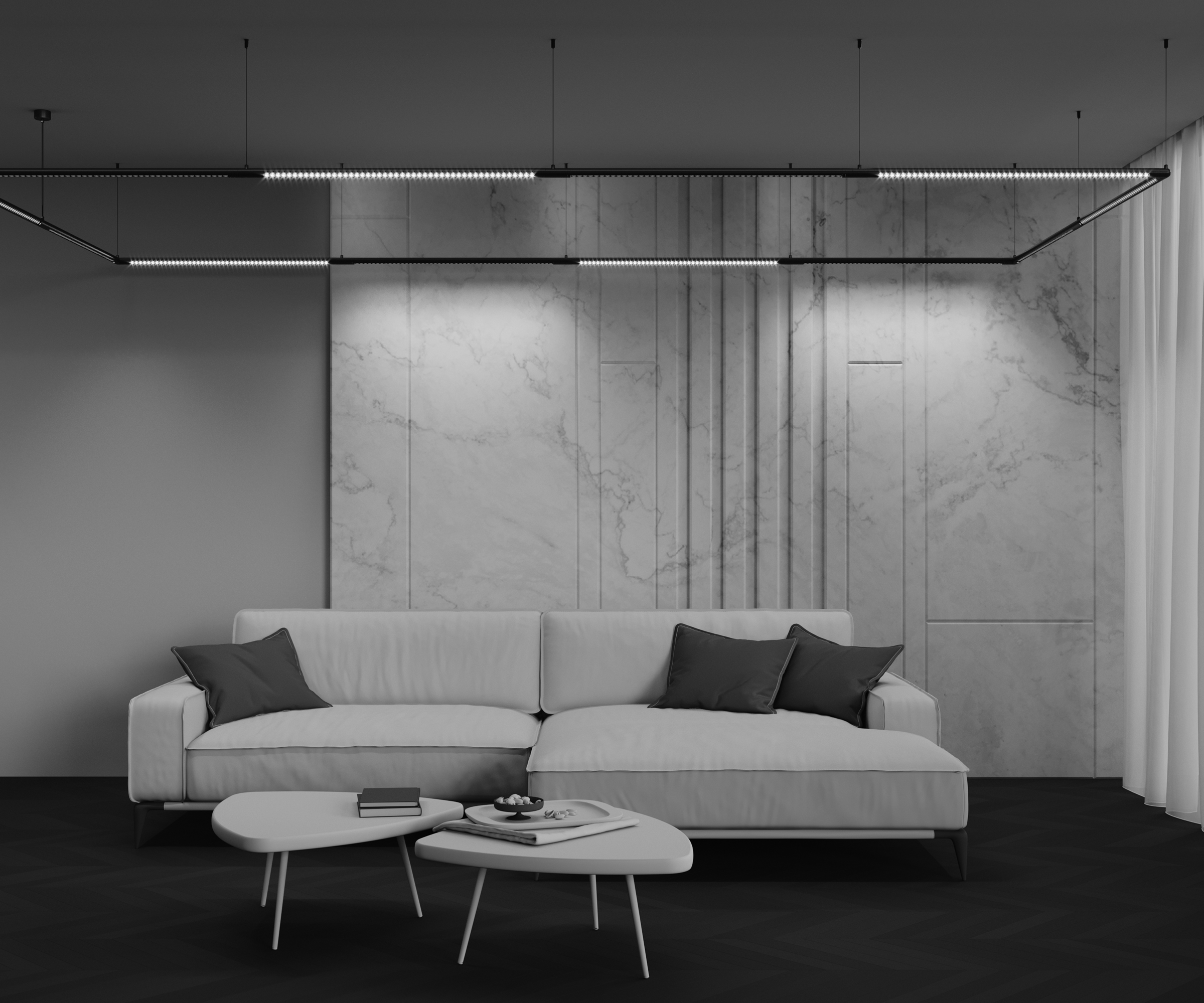 Трековый светильник Maytoni Points C149CL-L900-24W3K-B_MY