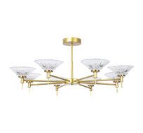 Потолочная люстра на штанге Arte Lamp ALESSIA A2076PL-8GO
