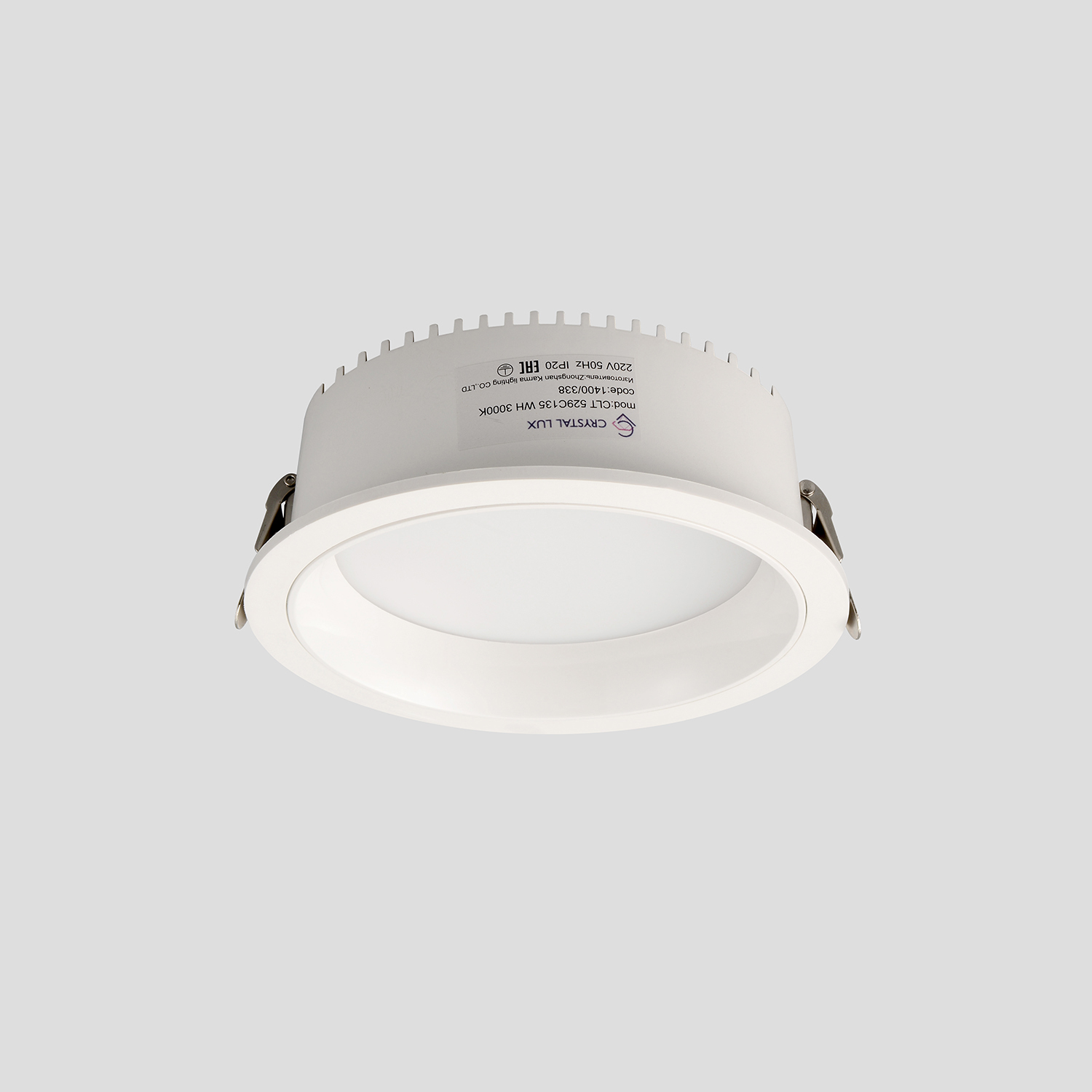 Встраиваемый светильник Crystal Lux CLT 529C135 WH 3000K_CR
