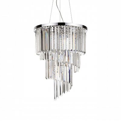 Подвесная люстра Ideallux CARLTON CARLTON SP12 CROMO_IL
