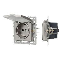 Розетка одинарная с крышкой Arlight SCT-MCP-PL 043747_ARL