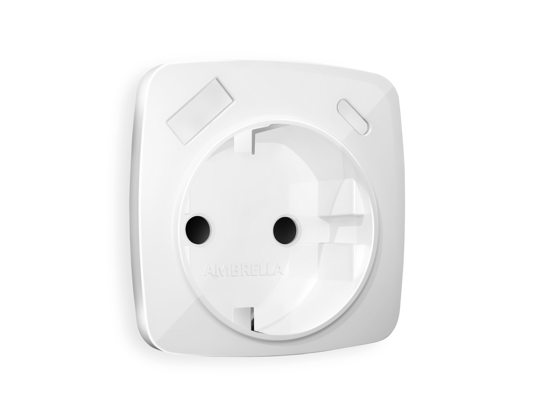 Лицевая панель для розетки с заземлением со шторками 2USB тип A+C QUANT Ambrella Volt OMEGA OP1100_AMB