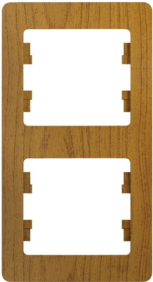 Рамка на 2 поста (дуб) Systeme Electric GSL000506