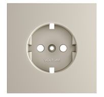 Накладка для розетки Voltum с заземлением S70 VLS000603