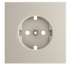 Накладка для розетки Voltum с заземлением S70 VLS000603