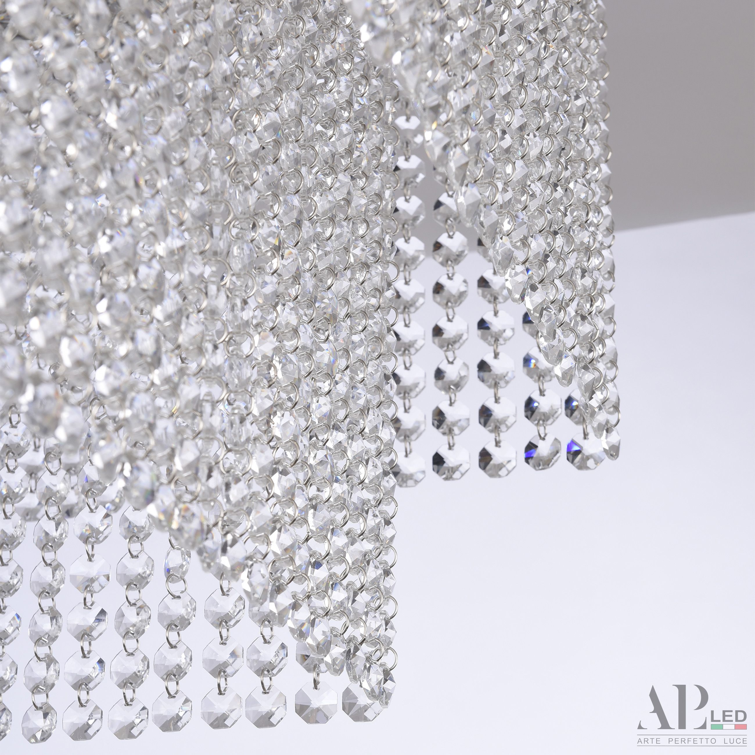 Хрустальная люстра APL LED Sicilia SH04.52.C.Ni.4000.PK_BI