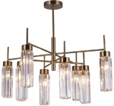 Потолочная люстра хрустальная на штанге Omnilux OML-68517-08