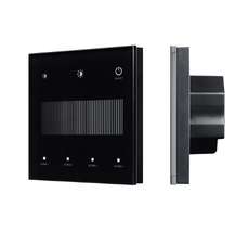 INTELLIGENT ARLIGHT Сенсорная панель SMART-DALI-301-11-1G-4SC-DIM-IN Black (BUS/24V, Touch, 2.4G) (IARL, IP20 Пластик, 5 лет) 046547 Arlight 046547_ARL