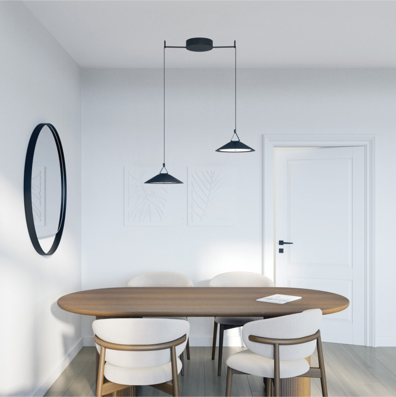 Трековый светильник Denkirs BELTY FLOW DK5565-BK