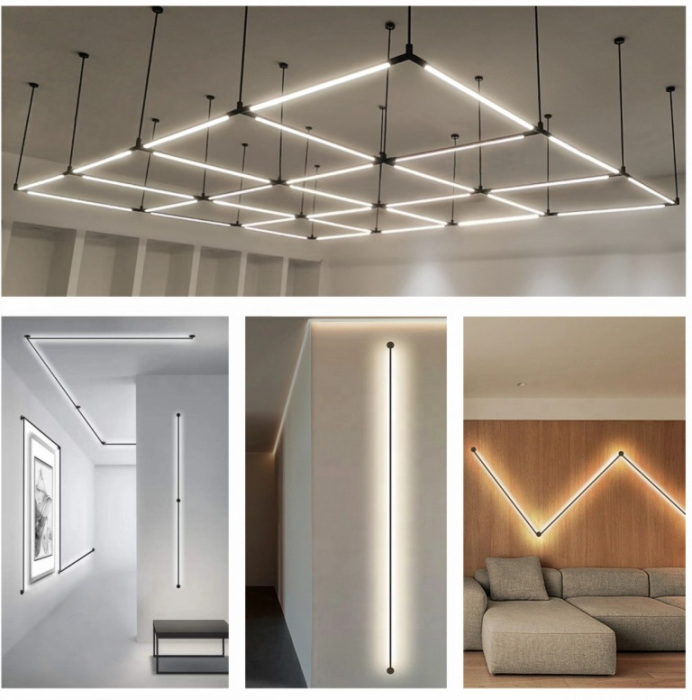 Потолочный светильник светодиодный линейный настенно-потолочный ?12мм длина 500мм 24В 5Вт Imex IL.0060.5000-500-BK_IM