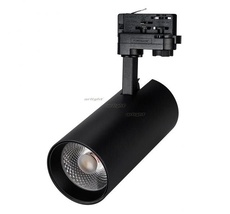 Трековый светильник Arlight трехфазный LGD-GERA-4TR-R90-30W White (BK, 24 deg) 024629_ARL