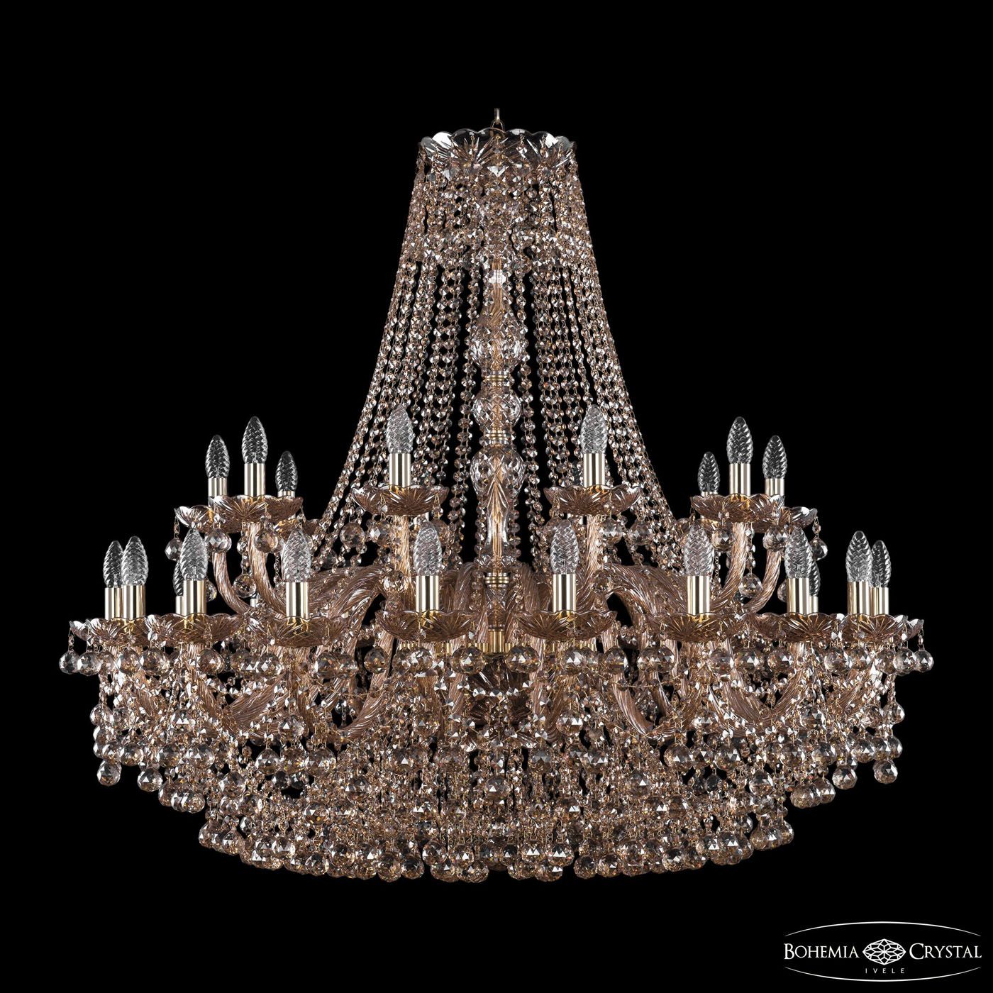 Хрустальная люстра Bohemia Ivele 1409/20+10/400 G M721_BI