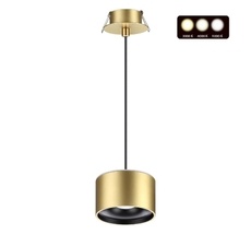 Подвесной светильник Novotech встраиваемый светодиодный с переключателем цветовой температуры, длина провода 2 метра GIRO 358966