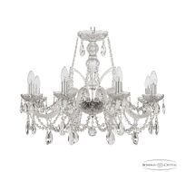 Хрустальная люстра Bohemia Ivele Crystal 105/8/240 Ni_BI