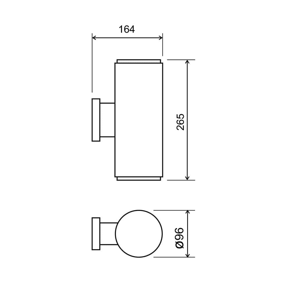 Уличный настенный светильник Strict IP54 Strict a057008_ES