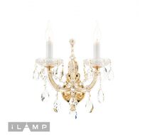 Бра iLamp Diamond W6071-2 GD+CL_IP