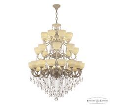 Хрустальная люстра Bohemia Ivele AL78101/16+8+8/300/3d B WMN P1 U Wave_BI