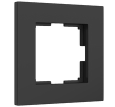 Рамка на 1 пост Slab (черный матовый) Werkel a062799_WR