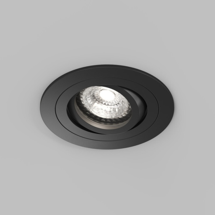 Точечный встраиваемый влагозащищенный светильник IP44 Denkirs DK2110-BK