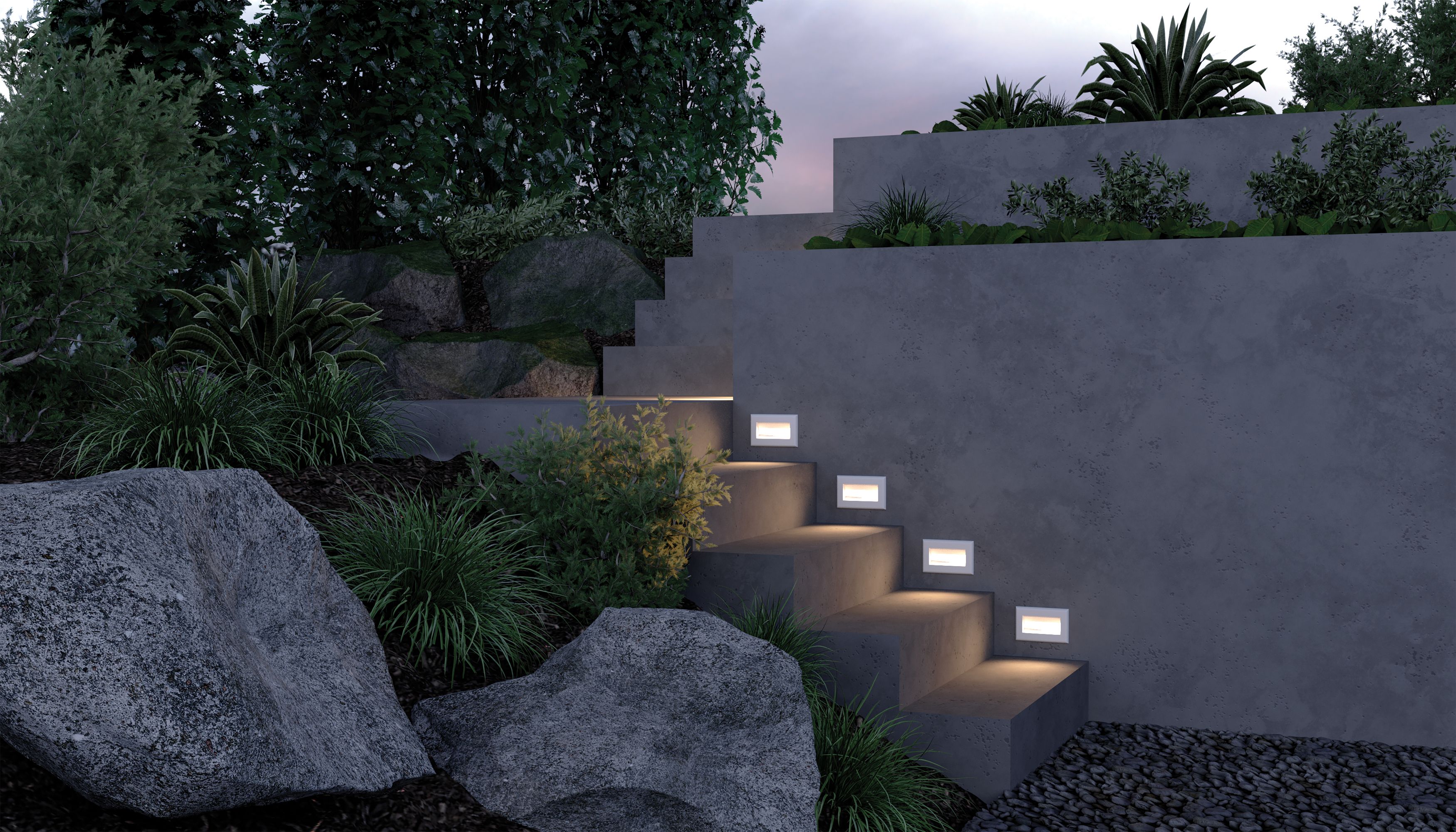 Подсветка для лестниц Maytoni Outdoor Bosca O045SL-L3W3K_MY